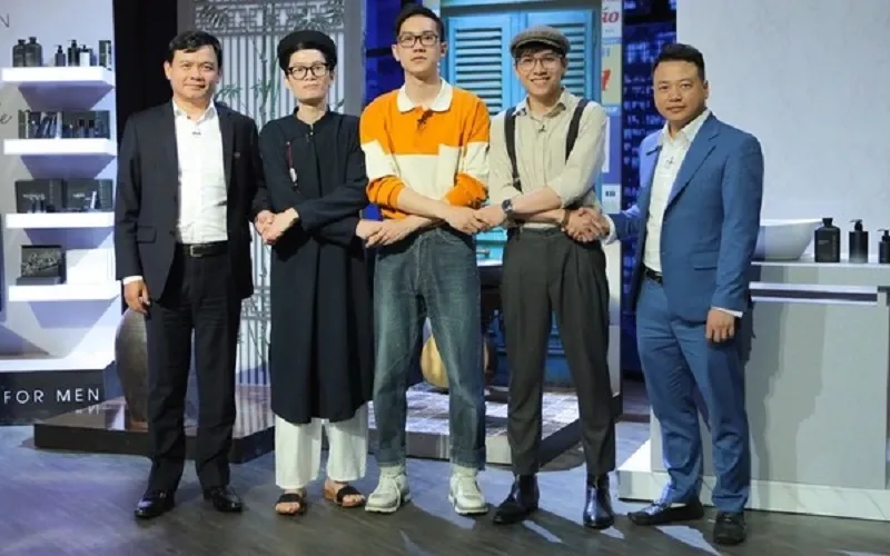 Bộ ba trai đẹp gây 'sốt' ở Shark Tank khi startup bán hàng online mỹ phẩm cho nam giới