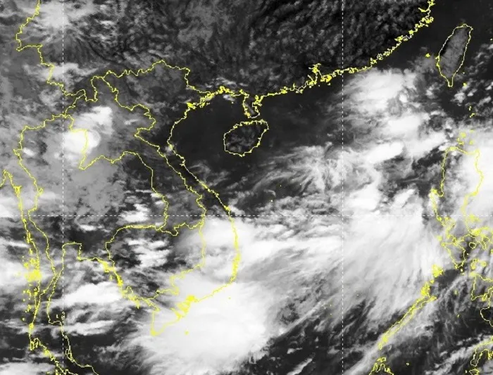 Một vùng áp thấp trên biển Đông có khả năng mạnh lên thành áp thấp nhiệt đới