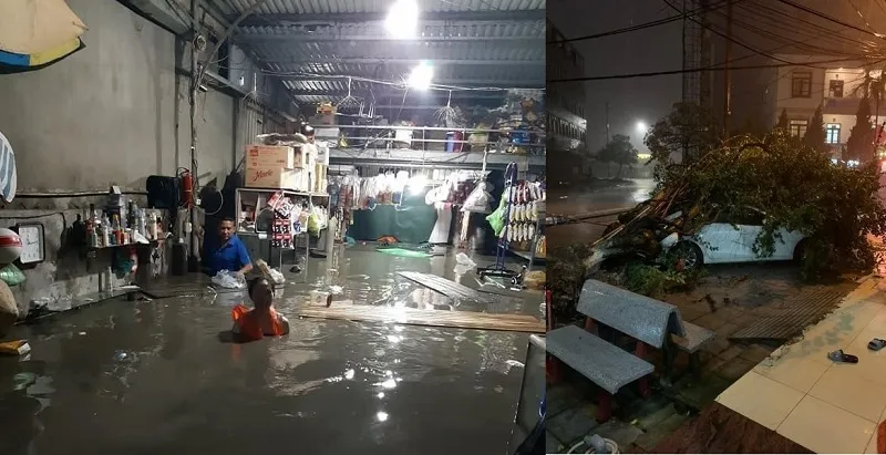 Xót xa cảnh người dân Hải Phòng, Quảng Ninh bị ảnh hưởng bởi bão số 3