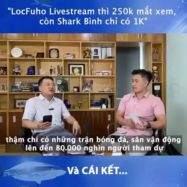 Shark Bình cực cao tay khi bất ngờ bị dân mạng so sánh với Lộc Fuho