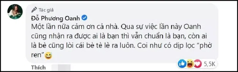 Phương Oanh có phát ngôn gây chú ý giữa ồn ào hôn nhân của shark Bình