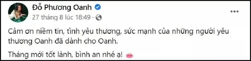 Phương Oanh có phát ngôn gây chú ý giữa ồn ào hôn nhân của shark Bình