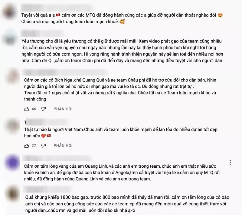 Hé lộ nguồn tiền khủng giúp Quang Linh Vlog tặng cả nghìn bao gạo cho dân Angola