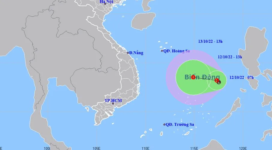 Biển Đông xuất hiện áp thấp, cảnh báo mưa lớn cho các tỉnh từ Trung đến Nam Bộ