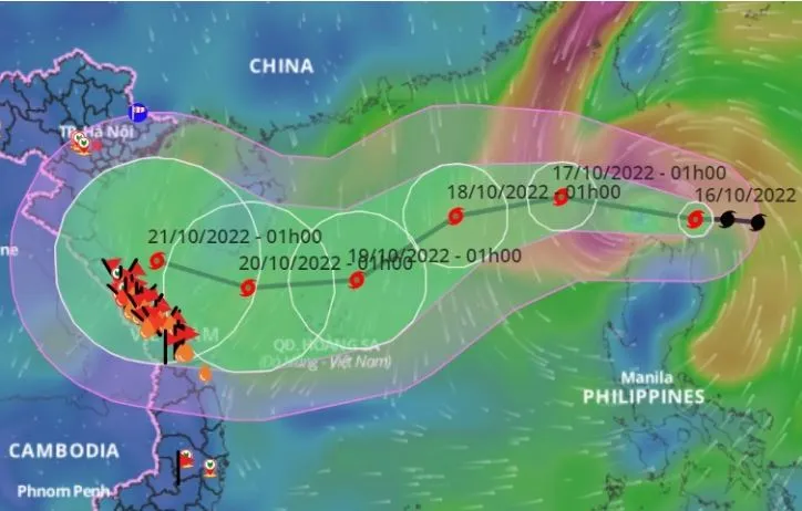 Bão số 5 vừa qua, biển Đông lại chuẩn bị đón bão mạnh cấp 12