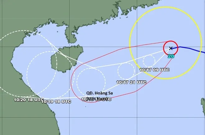 Bão Nesat tiến vào biển Đông thành bão số 6, mạnh lên cấp 12 