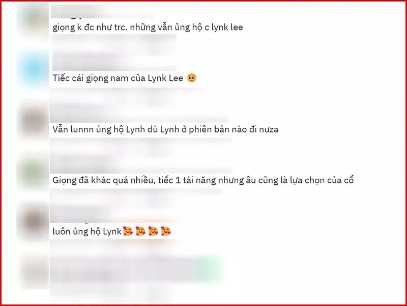Khán giả tiếc nuối cho giọng hát của Lynk Lee đã thay đổi hậu chuyển giới