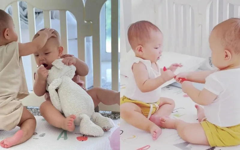 Khoảnh khắc ái nữ nhà Hồ Ngọc Hà đúng chuẩn 'đẻ con gái cho thùy mị nết na'