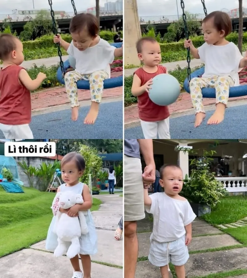 Khoảnh khắc ái nữ nhà Hồ Ngọc Hà đúng chuẩn 'đẻ con gái cho thùy mị nết na'