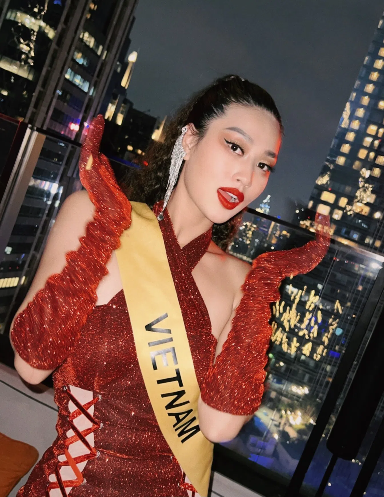 Thiên Ân bất ngờ nhận tin vui lớn ở Hoa hậu Hòa bình 2022