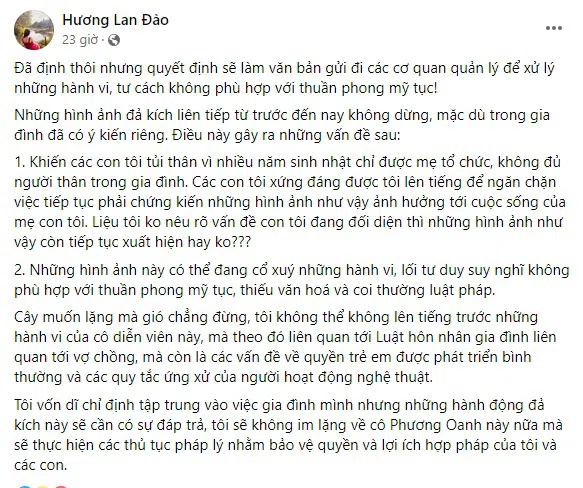 Vợ cũ nổi giận, Shark Bình lập tức có hành động xoa dịu, Phương Oanh ngoan cố đến cùng