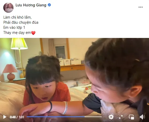 Lưu Hương Giang khoe niềm vui an ủi sau ồn ào của ông xã Hồ Hoài Anh