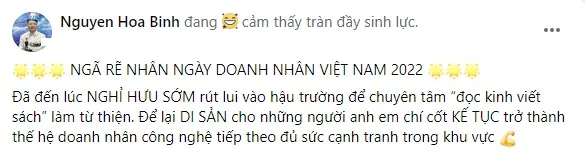 Shark Bình nói chuyện nghỉ hưu, rút lui hậu trường sau ồn ào tình ái với Phương Oanh