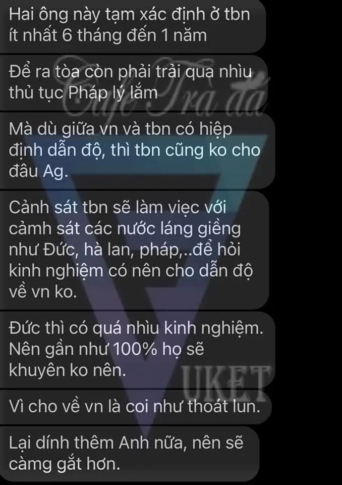 Xôn xao thông tin Hồng Đăng và Hồ Hoài Anh không được dẫn độ về nước, bị tạm giam thêm ít nhát 6 tháng