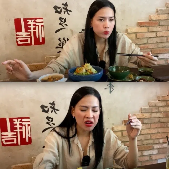 'Chiến thần review' Hà Linh 'sờ gáy' quán ăn của Trấn Thành: Mạnh tay giơ biển 'chê' vì điều này