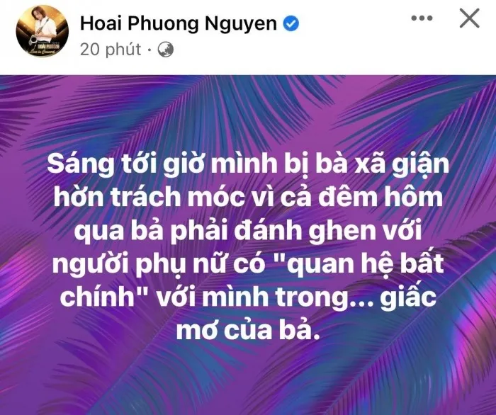 Việt Hương trách móc khi Hoài Phương có quan hệ bất chính bên ngoài, sự thật ngã ngửa!