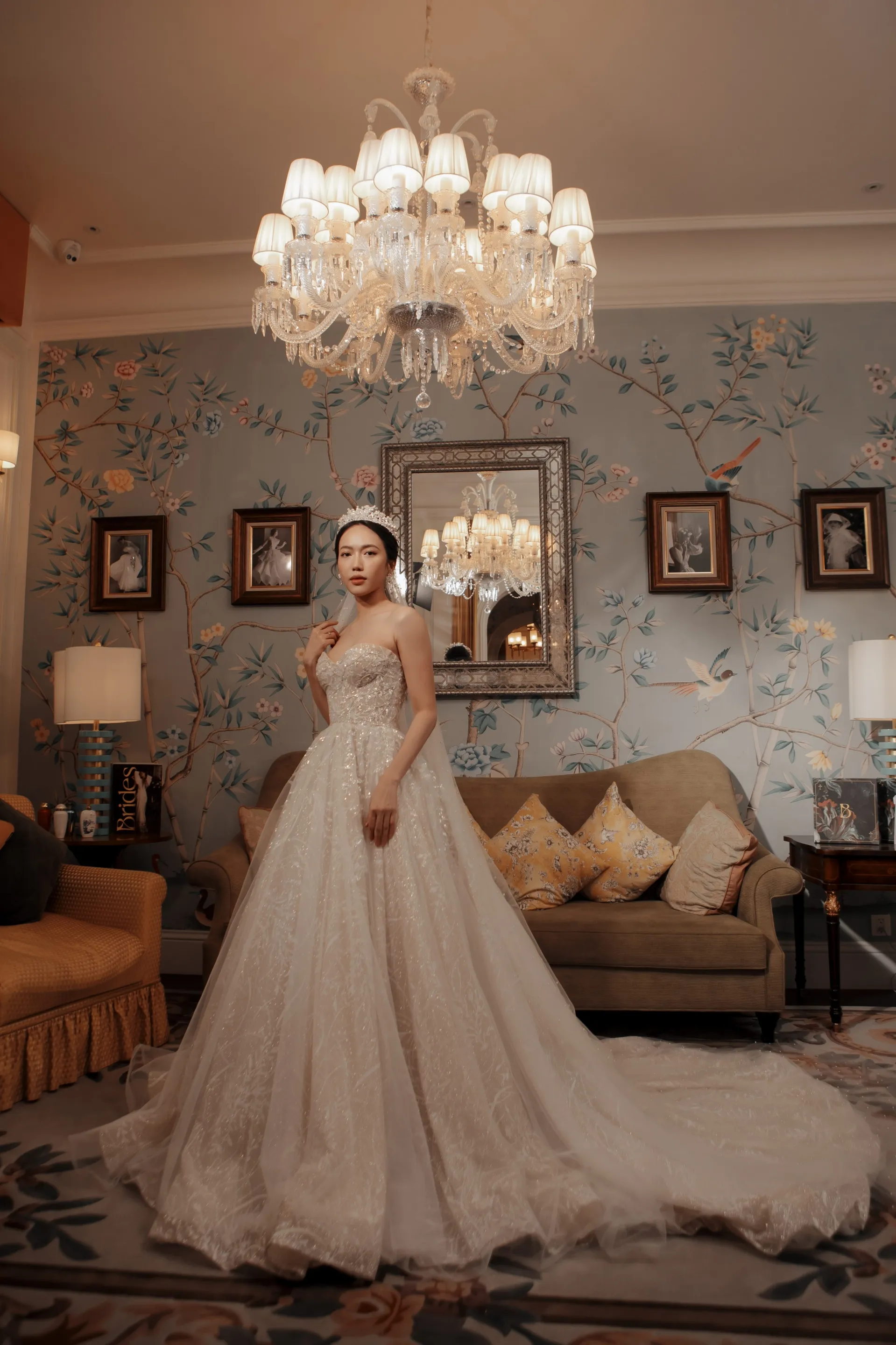Rò rỉ hình ảnh váy cưới lộng lẫy của Diệu Nhi: Nữ diễn viên xứng danh cô dâu tháng 10!