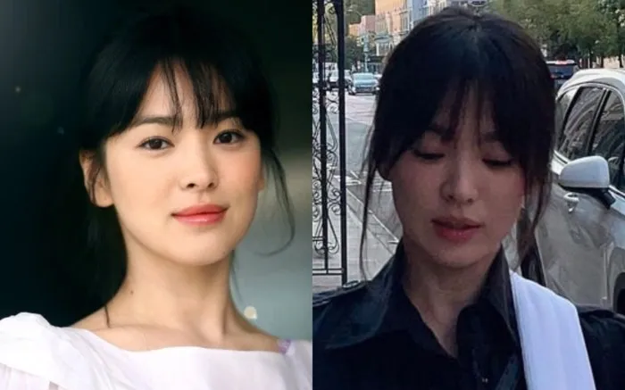 Trở về nước cùng ngày với Lee Min Ho, Song Hye Kyo lại gây xôn xao về hình ảnh gây bất ngờ
