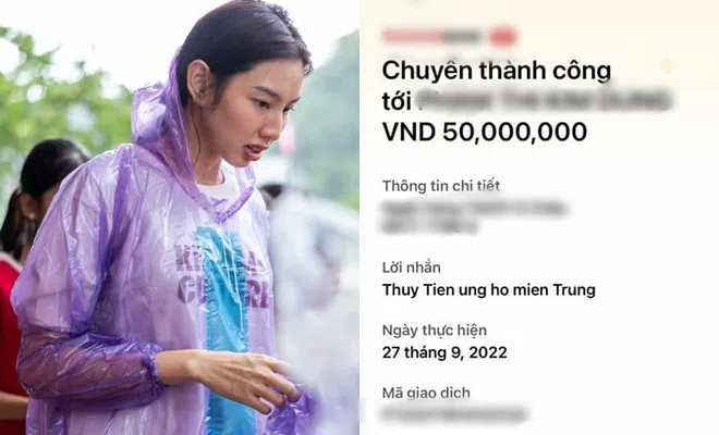 Xót xa bão mạnh đổ bộ, sao Việt chuyển khoản nóng số tiền cực lớn ủng hộ người dân miền Trung