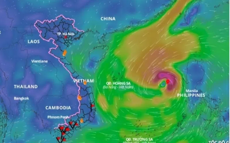 Tháng 12, khả năng xuất hiện áp thấp nhiệt đới, bão trên Biển Đông