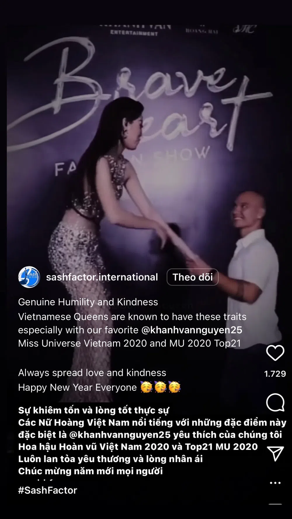 Khánh Vân được quốc tế nhắc tên, hành động của nàng hậu khiến fan sắc đẹp Việt 'nở mày nở mặt'