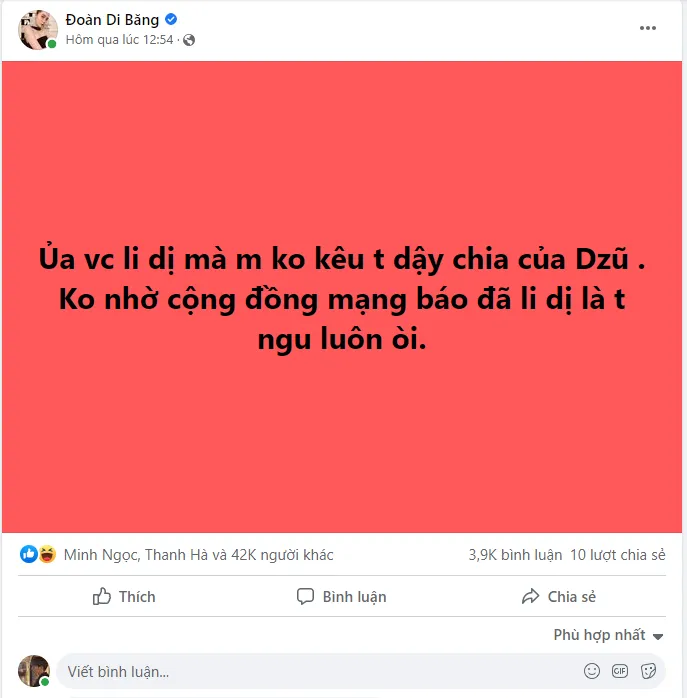 Đoàn Di Băng đối diện lời đồn lục đục, cách 'thừa nhận' như 'vả thẳng' CĐM 