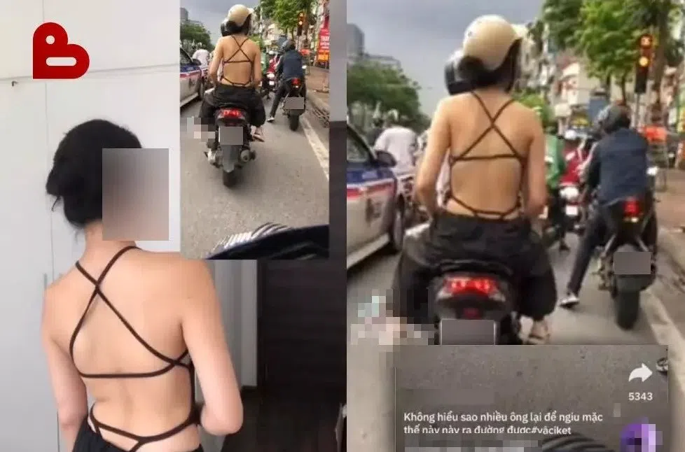 Cô gái ăn mặc mát mẻ trên phố Xã Đàn (Hà Nội), lên tiếng 'vỗ mặt' CDM với tuyên bố xanh rờn  