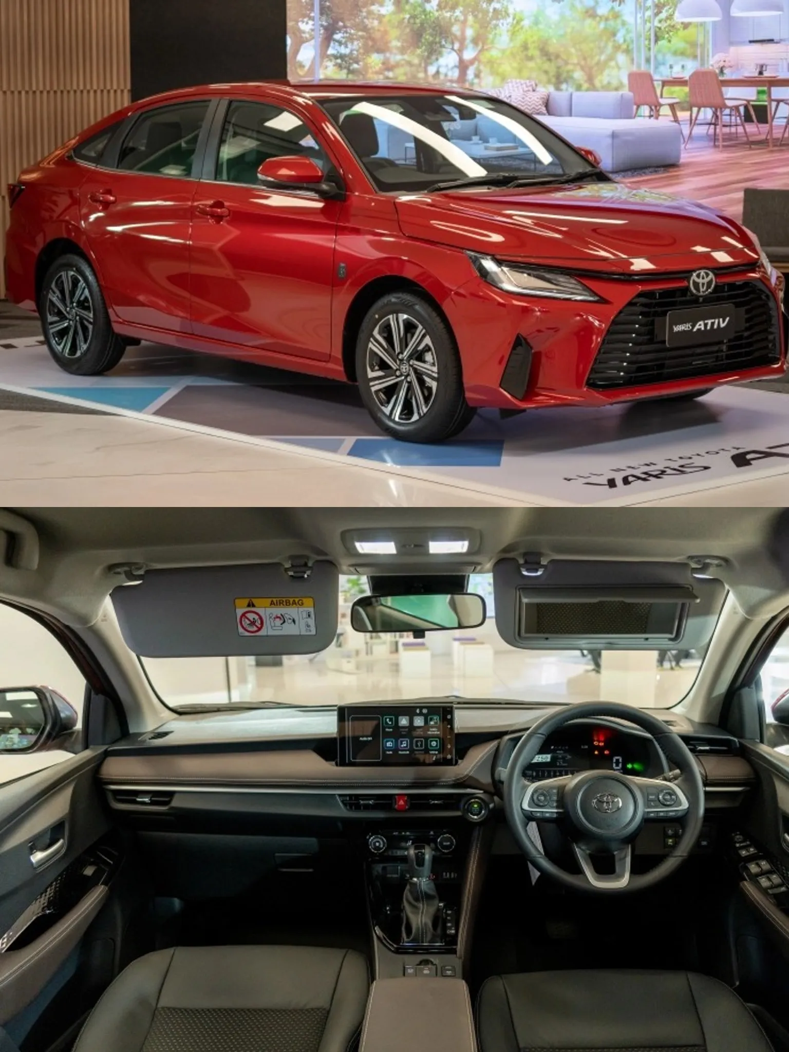 Loạt ảnh thực tế đầu tiên của chiếc  Toyota Vios, nội thất bớt sang hơn so với bản quảng cáo 