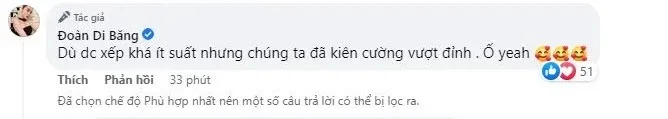 Đoàn Di Băng có phát ngôn gây chú ý khi 'Chị chị em em 2' cán mốc 100 tỷ đồng