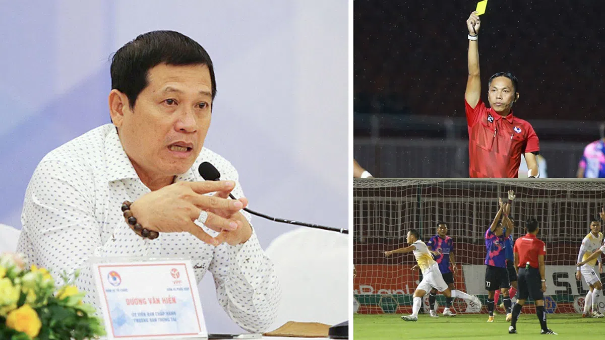 Ông Dương Văn Hiền lên tiếng sau vụ trọng tài công nhận 'bàn thắng ảo' tại V-League