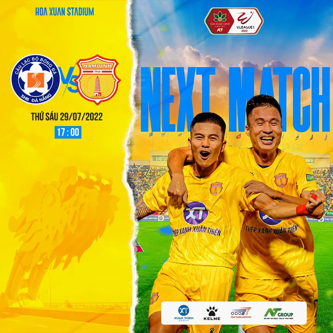 Nhận định Đà Nẵng vs Nam Định (17h00 29/07/2022) vòng 10 V-League: Chủ nhà thăng hoa