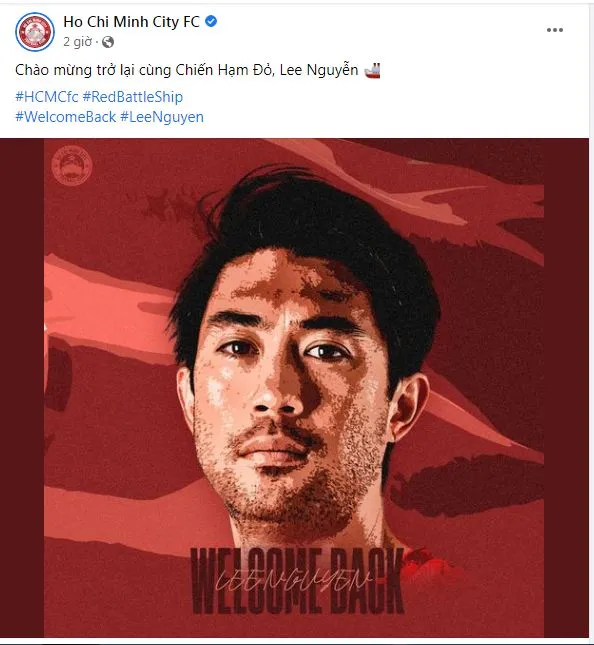 CLB TP.HCM gọi trở lại 'viện binh' Lee Nguyễn thi đấu tại V-League 2022
