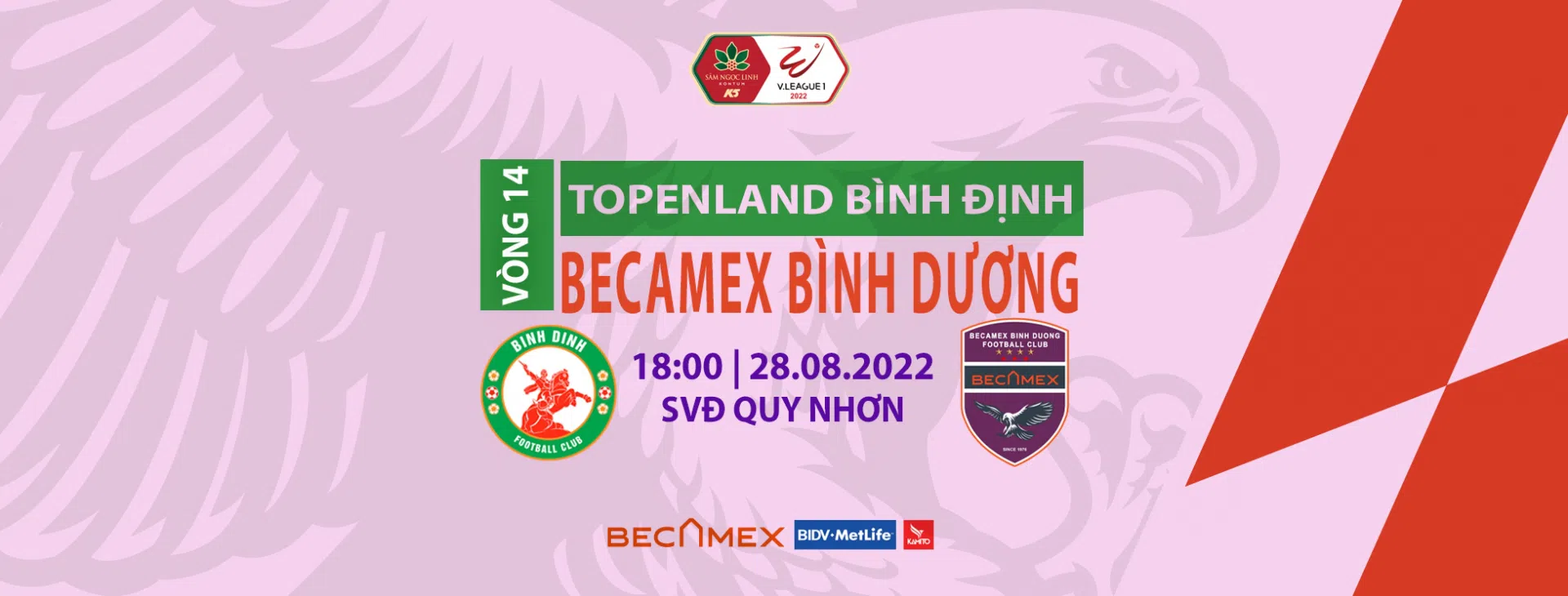 Nhận định Bình Định vs Bình Dương (18h00 28/08/2022) vòng 14 V-League: Thử thách tại Quy Nhơn