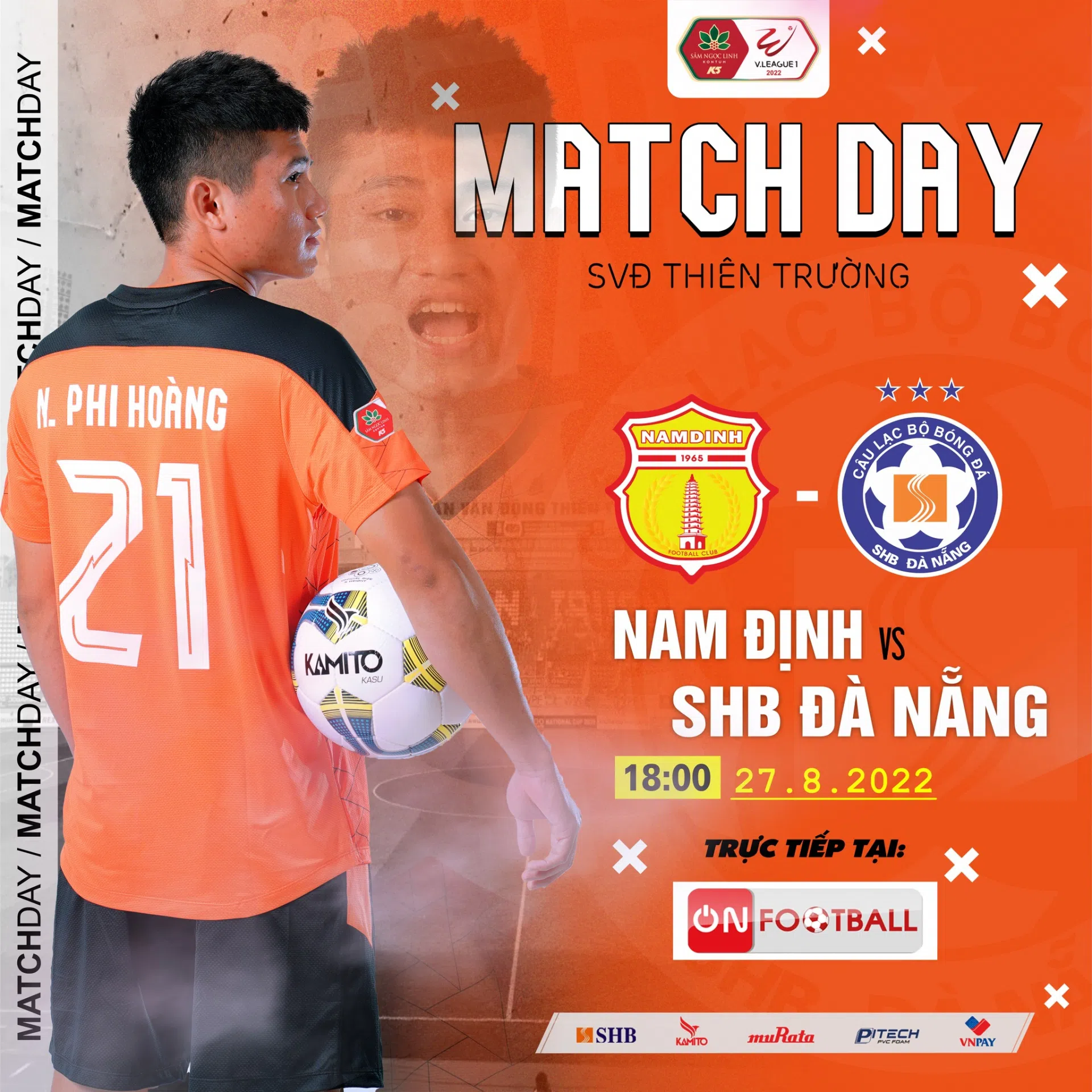 Trực tiếp Nam Định vs Đà Nẵng, link xem trực tiếp Nam Định vs Đà Nẵng: 18h00 27/08/2022