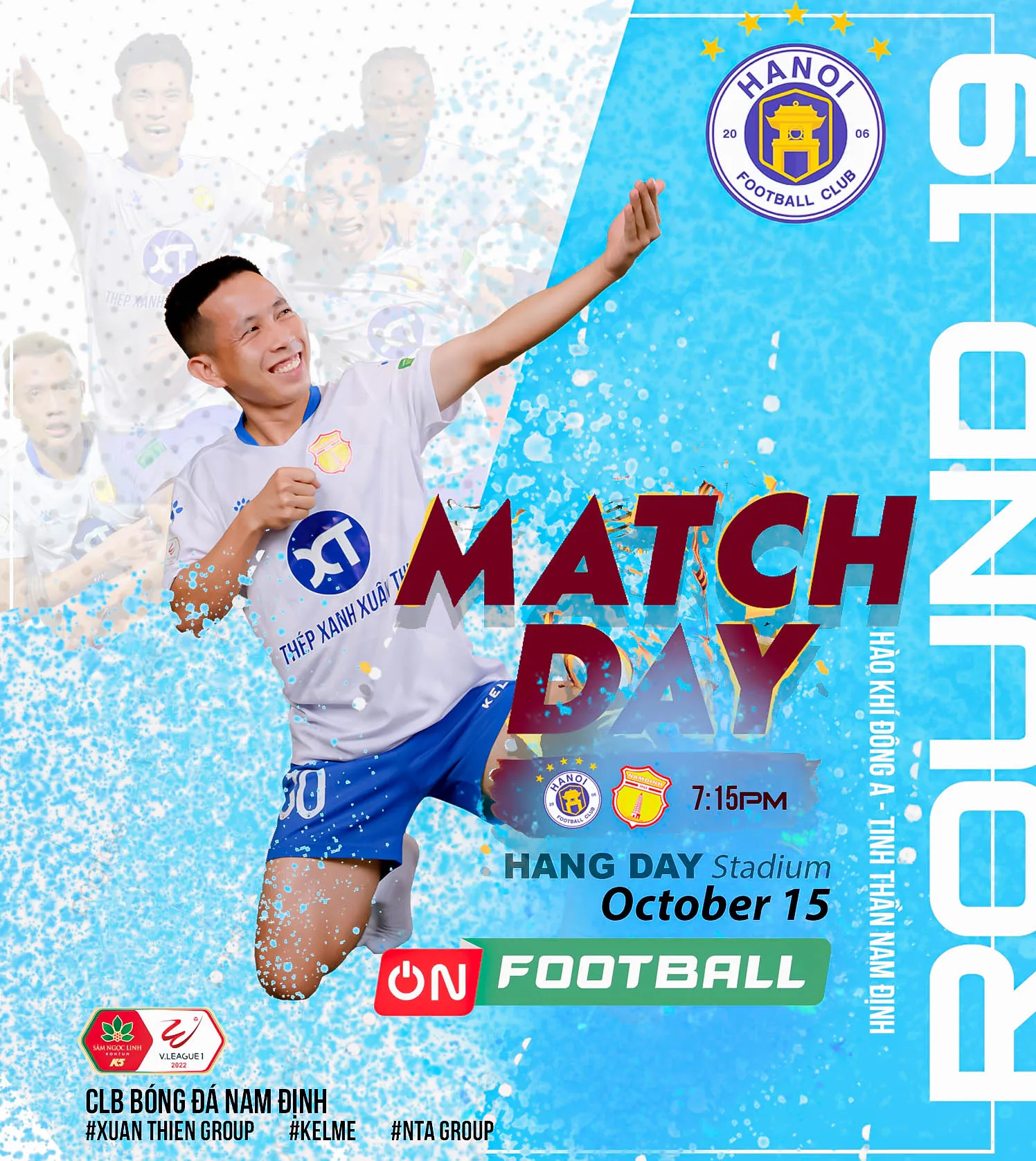 Trực tiếp Hà Nội FC vs Nam Định, link xem trực tiếp Hà Nội FC vs Nam Định: 19h15 15/10/2022