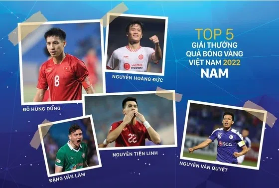 Top 5 QBV Việt Nam 2022 vắng bóng Quang Hải, Văn Hậu