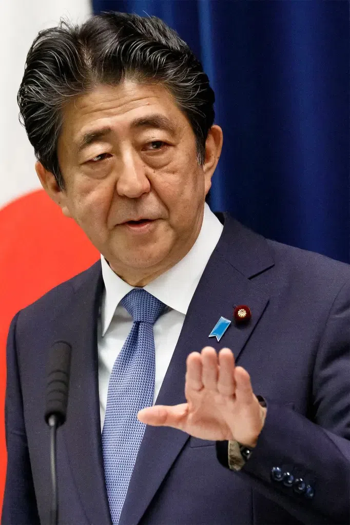 Cựu thủ tướng Shinzo Abe bị ám sát khi đang vận động tranh cử tại thành phố Nara. Ảnh: NYP