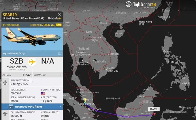 Cả thế giới dõi theo chuyến bay SPAR19 đang hướng tới Đài Loan