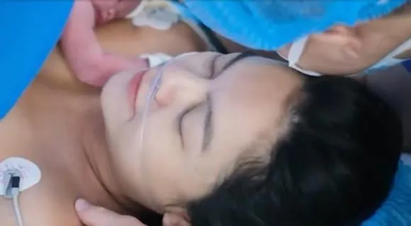 Khoảnh khắc hiếm hoi trong hành trình sinh nở của Phạm Quỳnh Anh lần đầu được hé lộ 