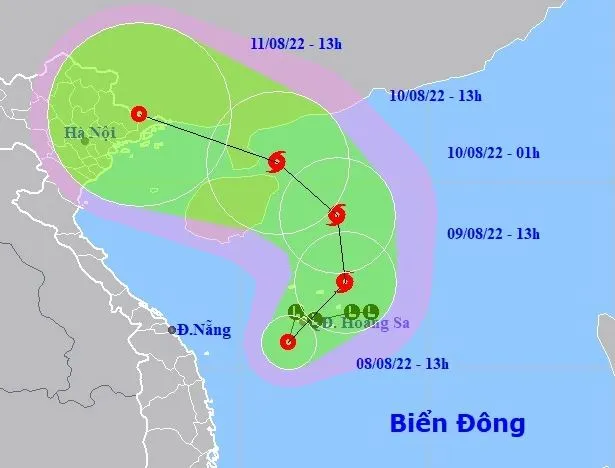 NÓNG: Biển Đông sắp hứng bão, hoàn lưu ảnh hưởng rộng 