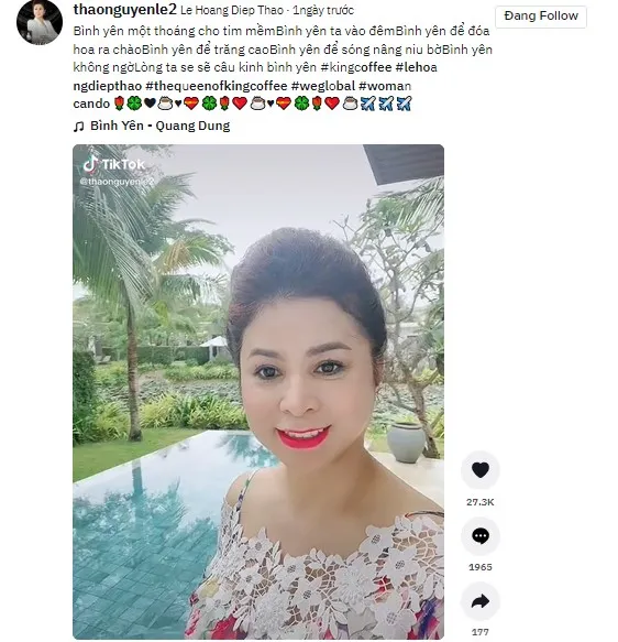 Bà Lê Hoàng Diệp Thảo và cú 'chuyển mình' giữa lúc ông Vũ chìm trong đam mê với siêu xe