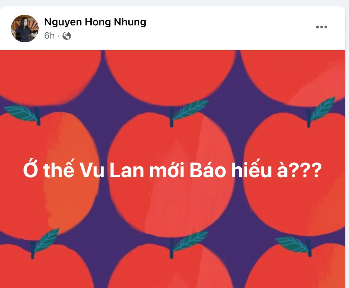 Phát ngôn 'đụng chạm' về lễ Vu Lan của bà xã Xuân Bắc khiến CĐM 'dậy sóng'