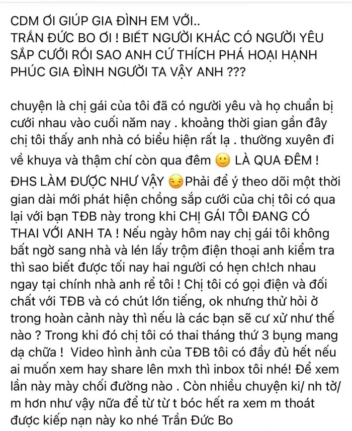 Trần Đức Bo bị tố là 'trà xanh', rò rỉ loạt ảnh nhức mắt khiến CĐM 'dậy sóng'