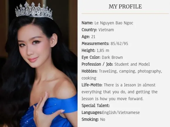 Sau ồn ào chiếm sóng Hoa hậu, Á hậu Bảo Ngọc tiếp tục gặp sự cố với profile khó tin