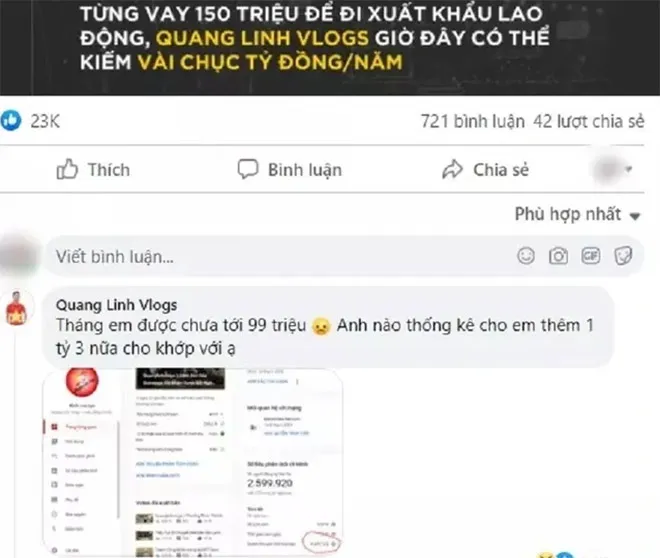 Bỏ qua đồn đoán về thu nhập khủng, điều thật sự mà Quang Linh Vlogs đem lại 'còn hơn cả sự tử tế'!