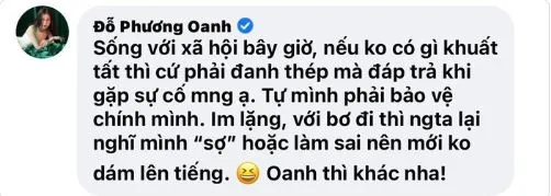 Phương Oanh đáp trả cực căng giữa ồn ào tình ái với Shark Bình