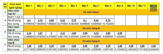 Chi tiết bảng lương ngành hộ sinh trong năm 2022