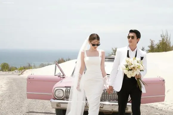 Chiêm ngưỡng ảnh cưới đẹp như mơ của Á hậu Phương Nga và diễn viên Bình An 