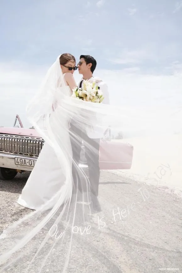 Chiêm ngưỡng ảnh cưới đẹp như mơ của Á hậu Phương Nga và diễn viên Bình An 