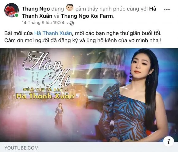 'Vua cá Koi' khẳng định việc lấy được Hà Thanh Xuân là 'phúc phần'